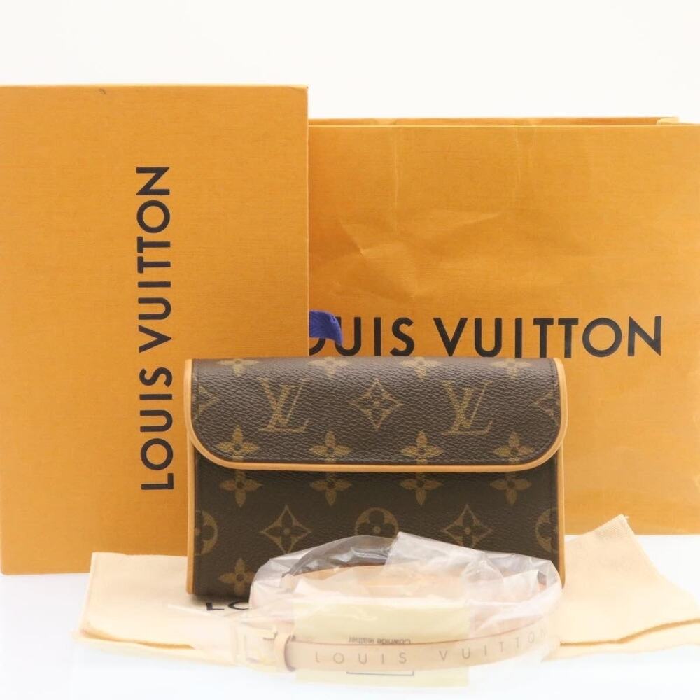 Louis Vuitton Monogram Pochette Florentine Waist Pouch Brown